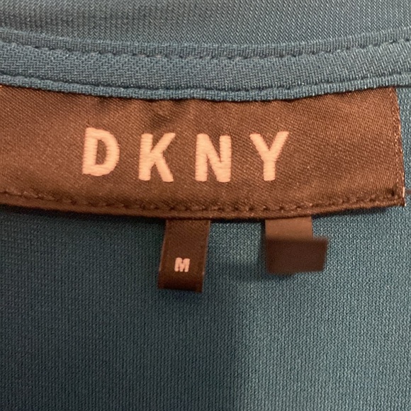 Women's Teal Wrap Top - Picture 2 of 6